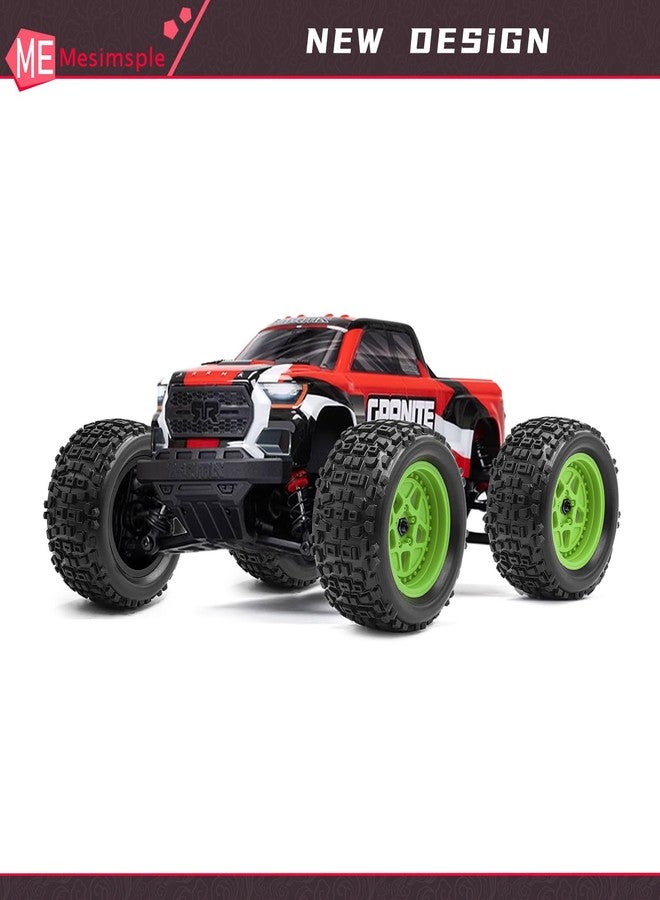 Mesimsple Pre-glued Wheel and Tires Star Rim ARA550112 for HyperGo 1/16 H16BM H16DR for Arrma 1/18 Granite Grom Series Upgrade Parts Green - Image 5